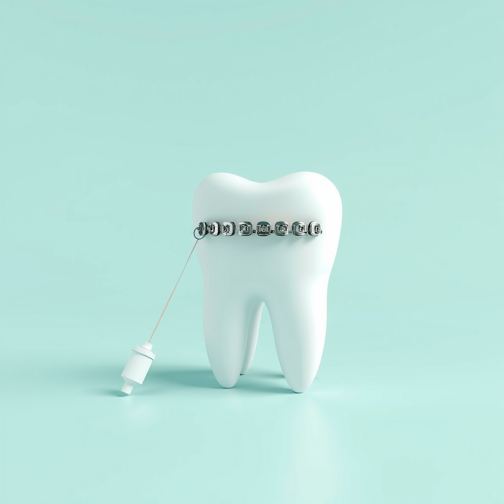 Illustration: Daily Cleaning Techniques for Braces and Aligners